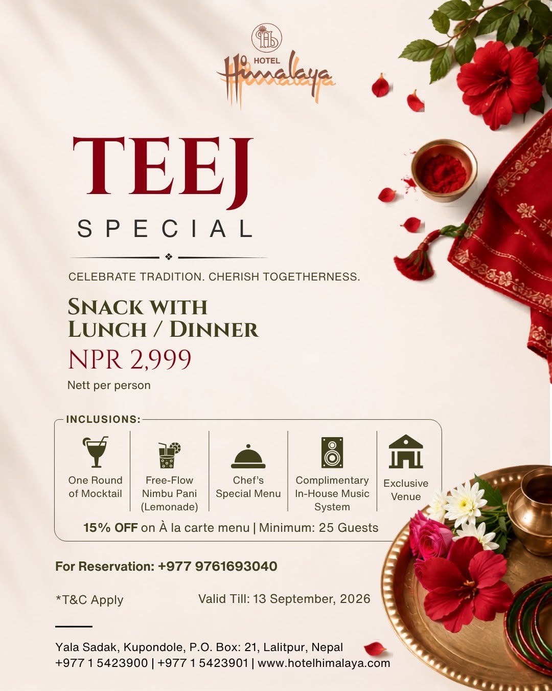 Teej Package